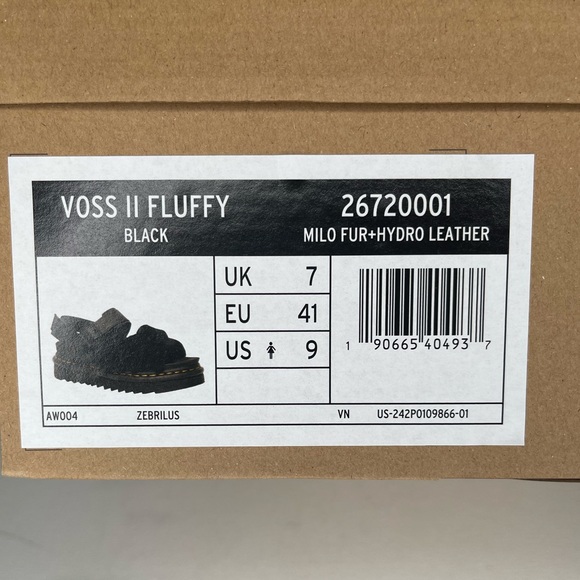 Dr. Martens Voss II Fluffy Sandals - Picture 8 of 9